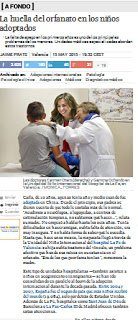Lectura recomendada: "La huella del orfanato en los niños adoptados", publicado por El País