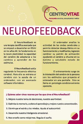 Finaliza la promoción especial de verano de Neurofeedback, para otras fechas llama y consúltanos