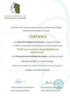 La experiencia profesional de Elisa Múgica en EMDR, en el X Encuentro de Psicólogos de Aragón