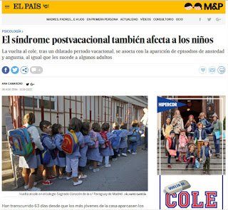 El síndrome postvacacional también afecta a los niños: ¡Consejos para la vuelta al cole!