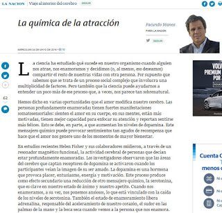 Lectura recomendada: «La química de la atracción»