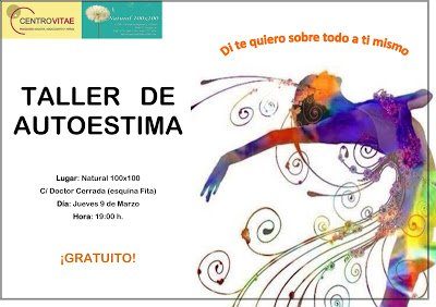 Jueves 9 de marzo, 19hs: Taller de Autestima