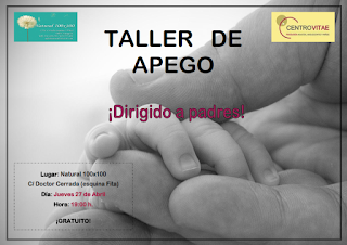 27 abril: “Taller de Apego”, nuevo taller gratuito de Centro Vitae Psicología