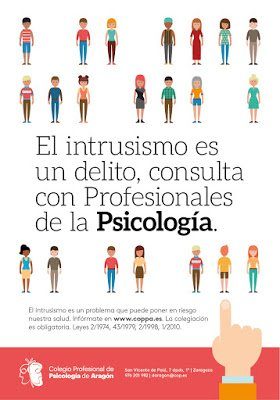 Cartel 5 - "En psicología, confía sólo en profesionales": Campaña contra el intrusismo