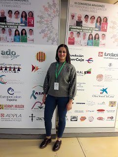 Isabel Abenia, de Centro Vitae Psicología, en el III Congreso aragonés de personas con cáncer y familiares
