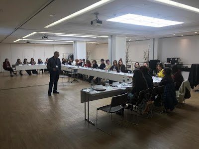 Las directoras de Centro Vitae Psicología, Elisa Múgica y Rosana Bellosta, en la 2ª Edición España de Core Skills